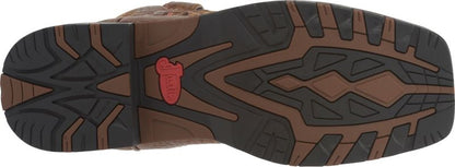 Justin Mens George Strait Fireman Sq Boots