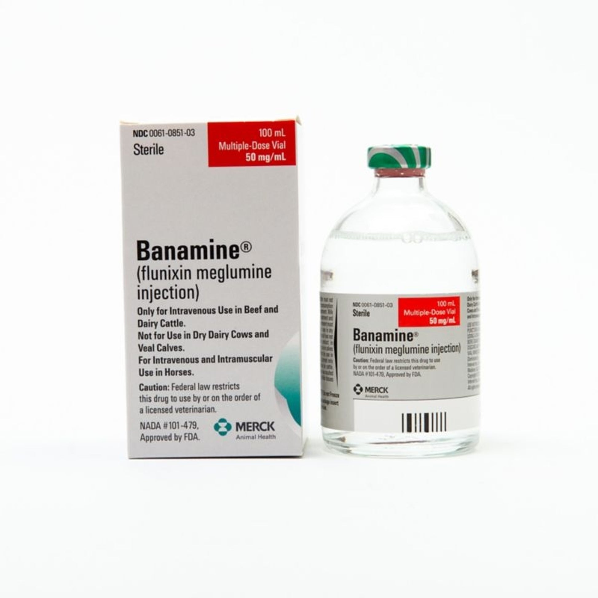 Burnamine Banamine Injection 50mg/ml– 1800PetSupplies.com