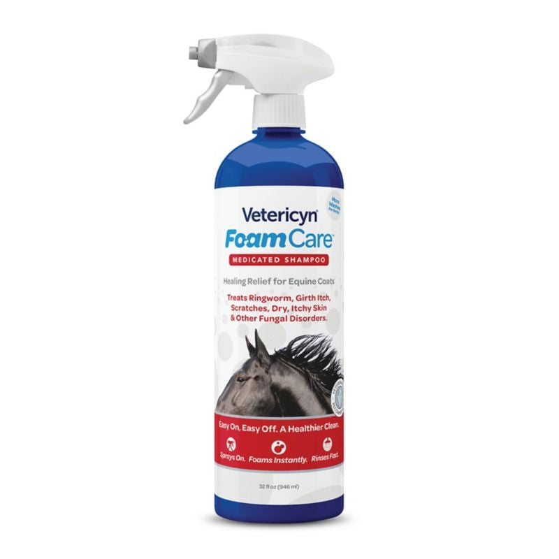 Vetericyn Foamcare Equine Medicated Shampoo Pet Supplies