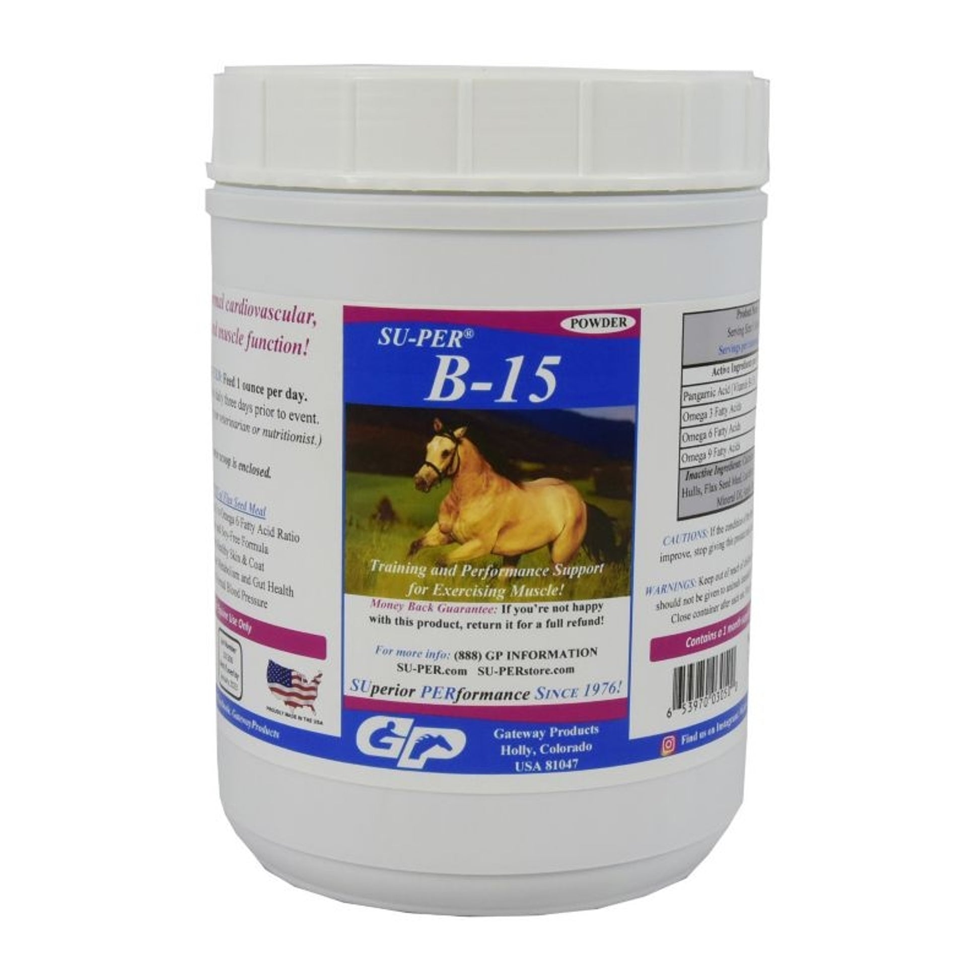 SU-PER B-15 Powder Supplement 12.5 lb