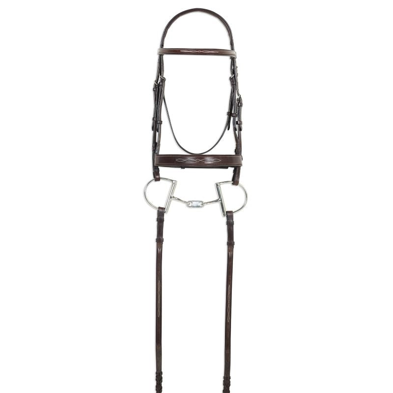 Ovation Comfort Crown Fancy Wide Flat Bridle