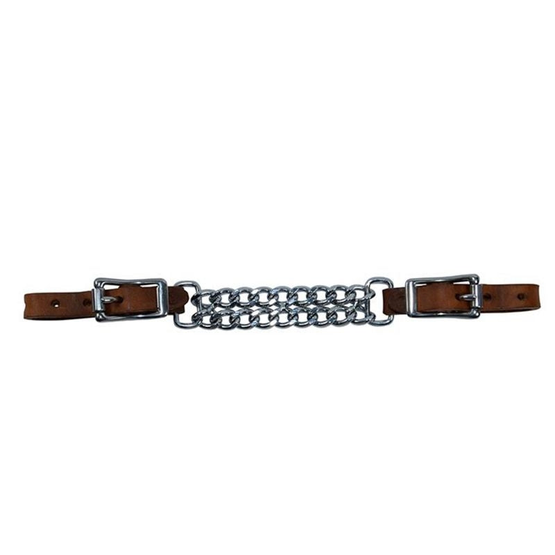 Circle Y Harness 4in Double Flat Curb Chain