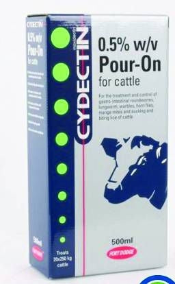 Cydectin Pouron Wormer For Cattle 5 Liter