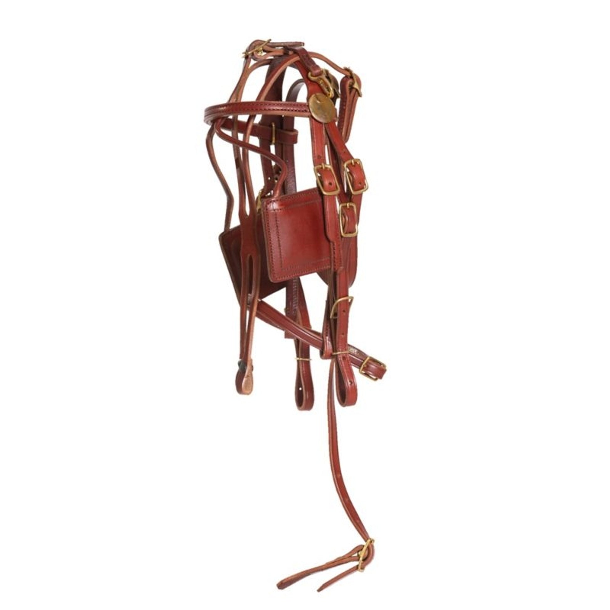 Ozark Russet Leather Pleasure Harness