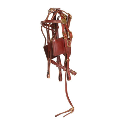 Ozark Russet Leather Pleasure Harness
