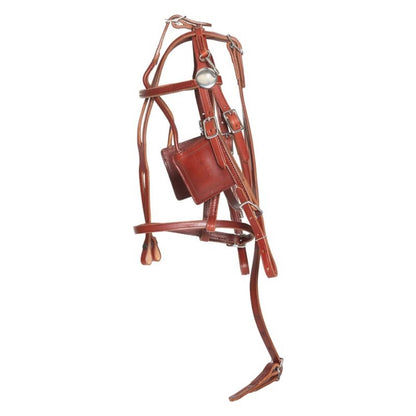 Ozark Russet Leather Pleasure Harness