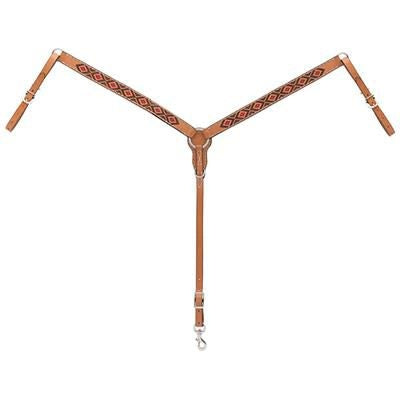 Weaver Leather Turquoise Cross Breast Collar