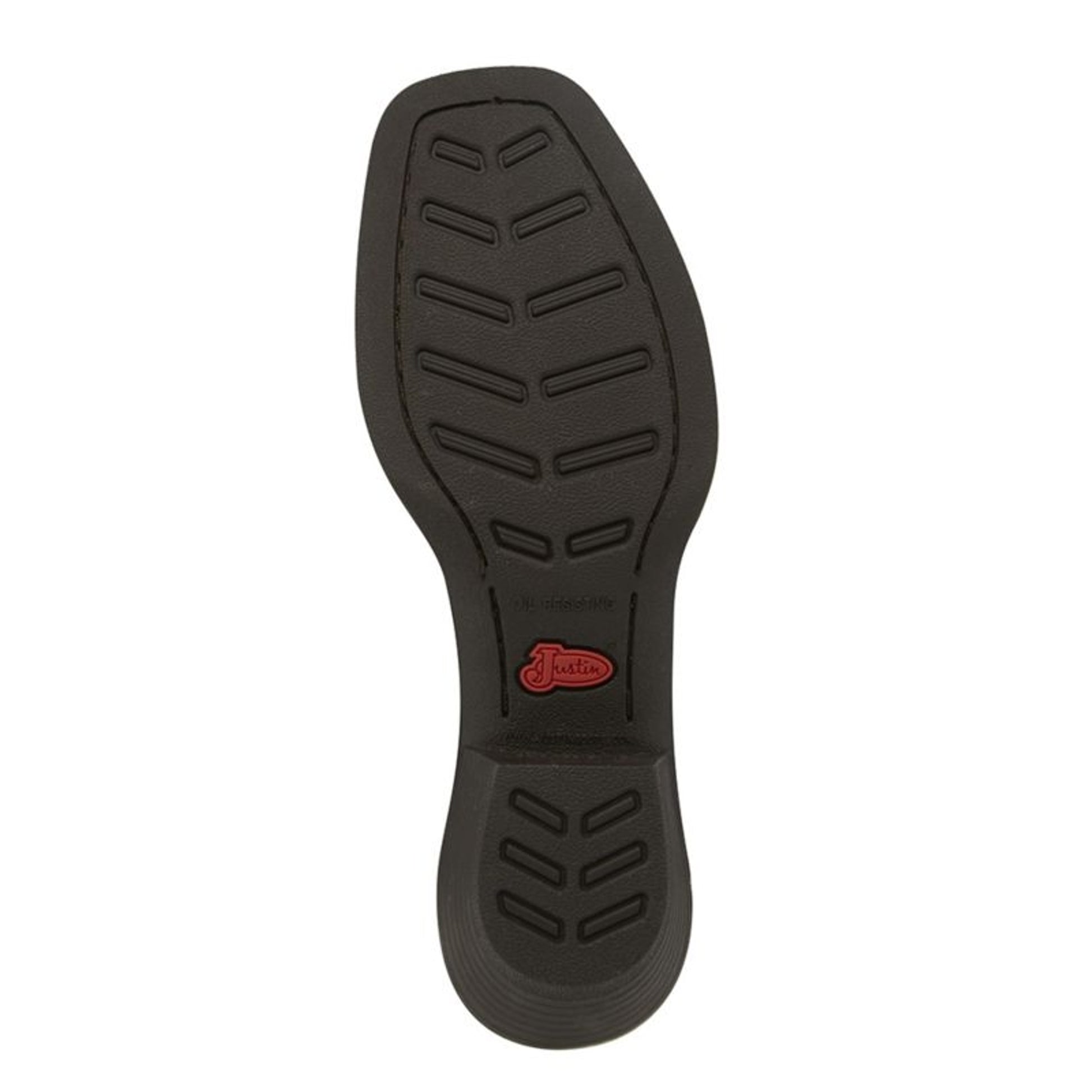 Justin Ladies Stampede Sq Toe Brandy Boots