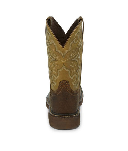 Justin Stampede Amarillo Steel Toe Boot