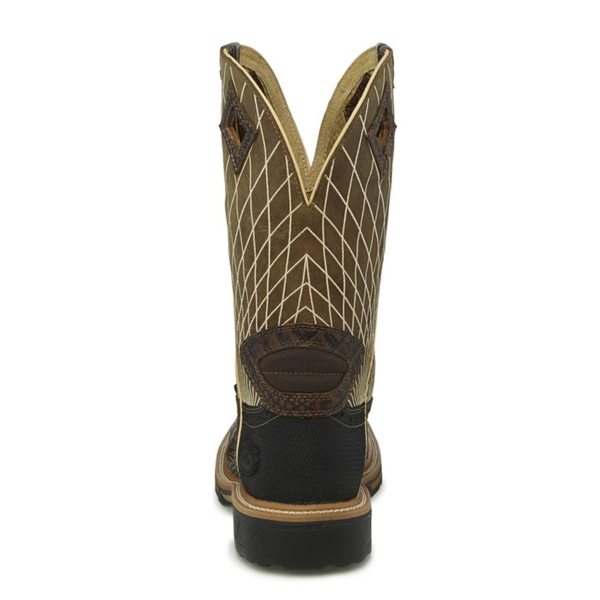 Justin Mens Derrickman Comp Croc Work Boots