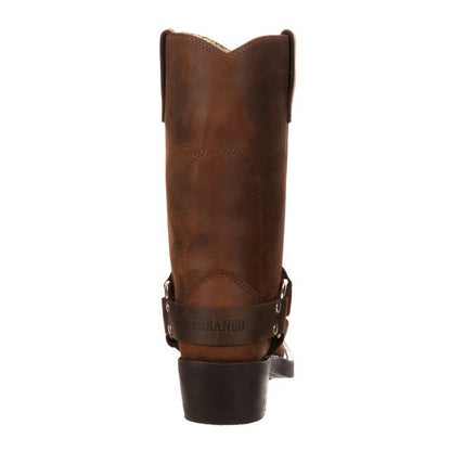 Durango Mens Square Toe Brown Harness Boots