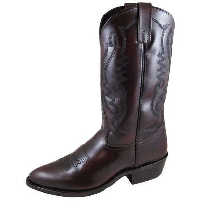 Smoky Mens Denver Round Toe Brown Boots