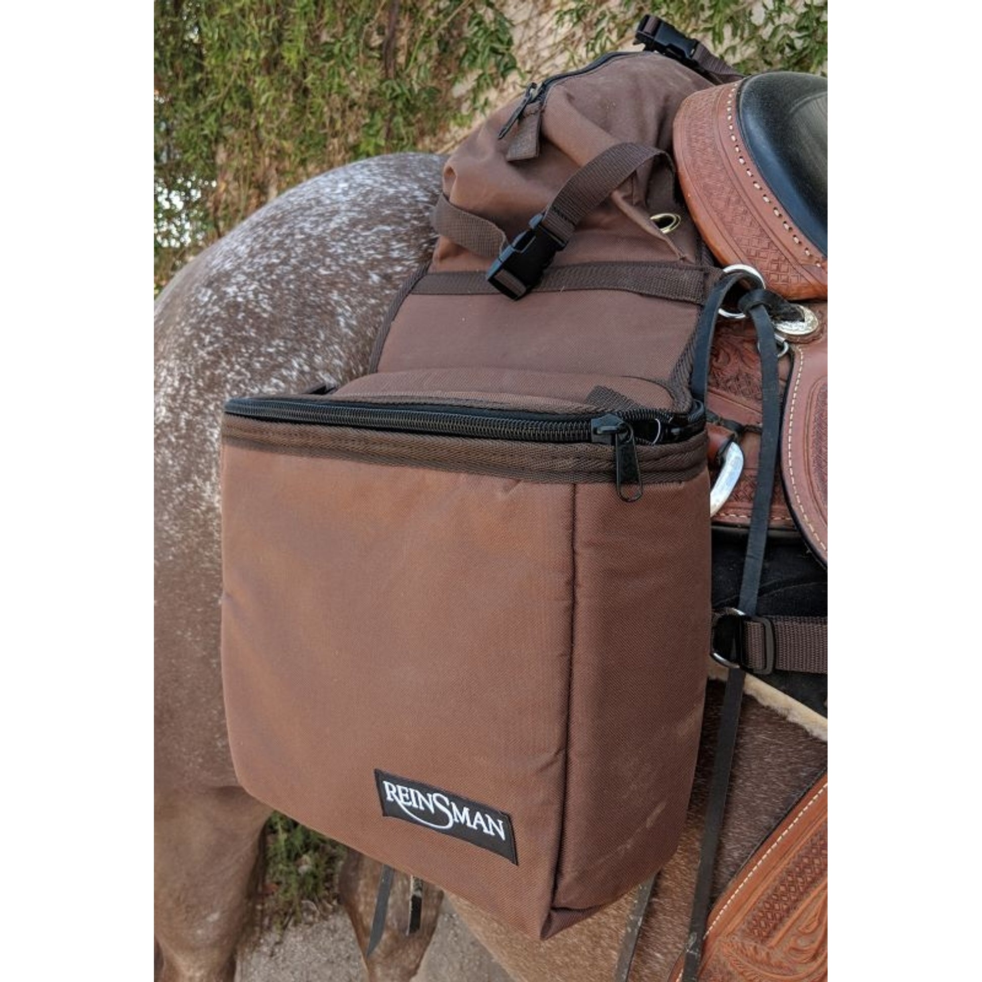 Reinsman Insulated Saddle Bag with Cantle Bag