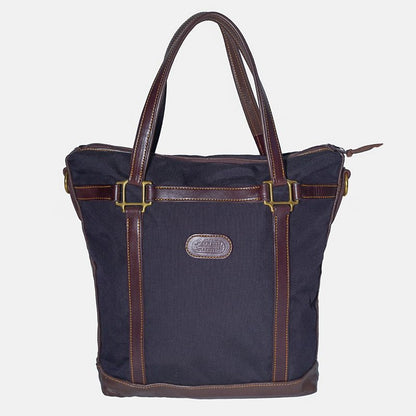 Personalized Green Hill Cordura Leather Tote
