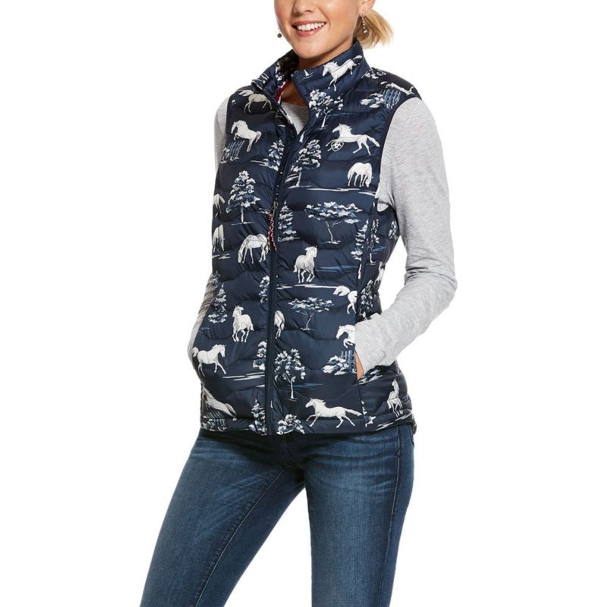 Ariat Ladies Ideal 3.0 Down Vest Small Antique Mos