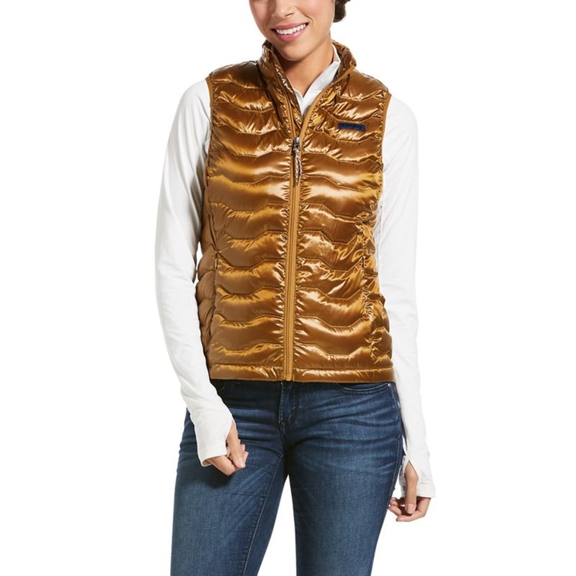 Ariat Ladies Ideal 3.0 Down Vest Small Antique Mos