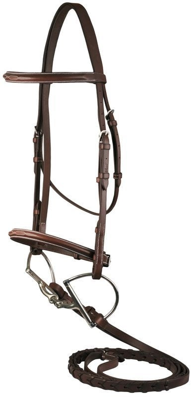 DaVinci Fancy Raise Bridle/Lace Rein