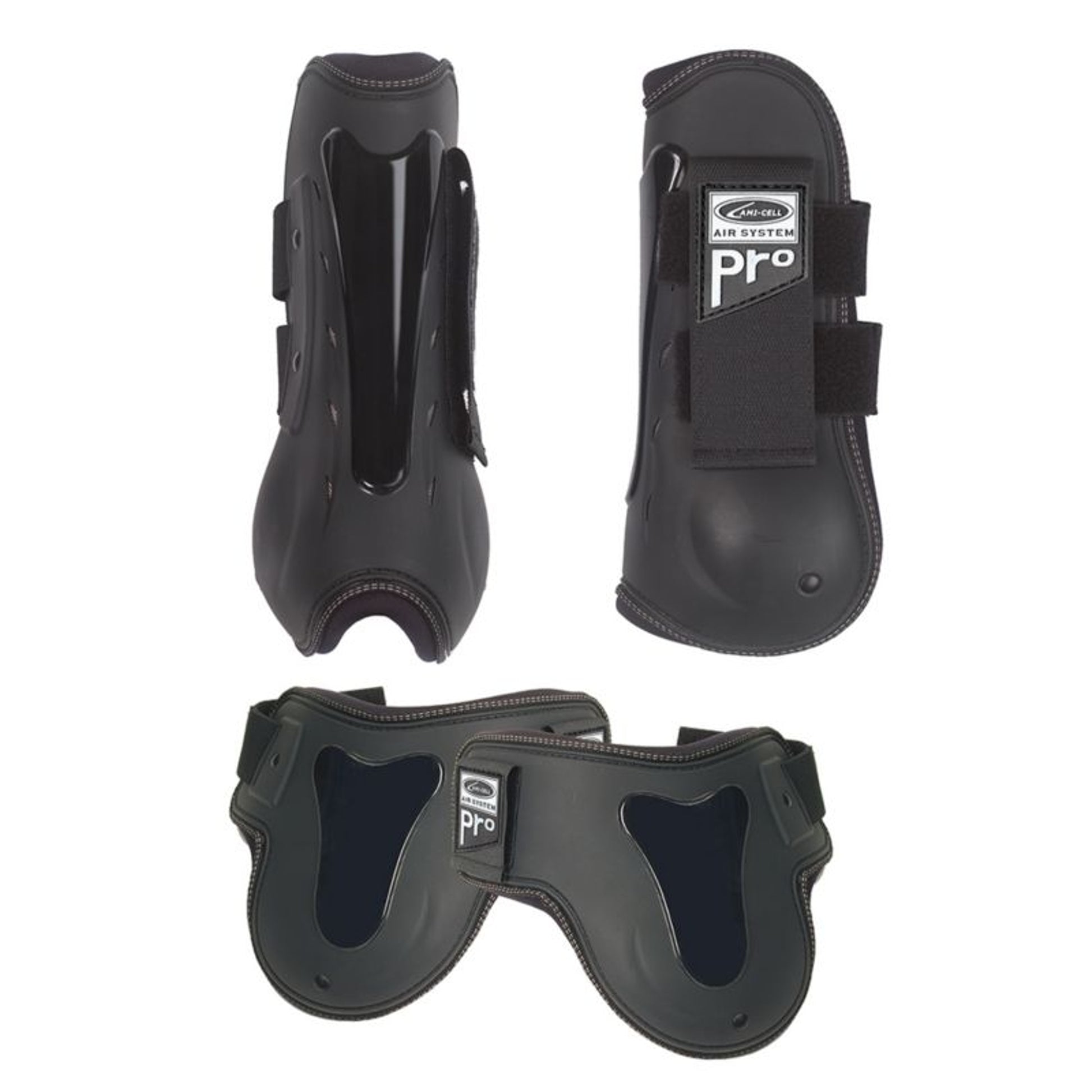 Lami-Cell Pro-Air Boot Set/4 Horse Black