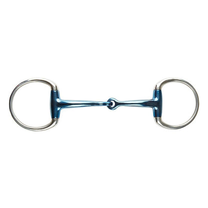 JP Korsteel Blue Steel Eggbutt Snaffle Bit