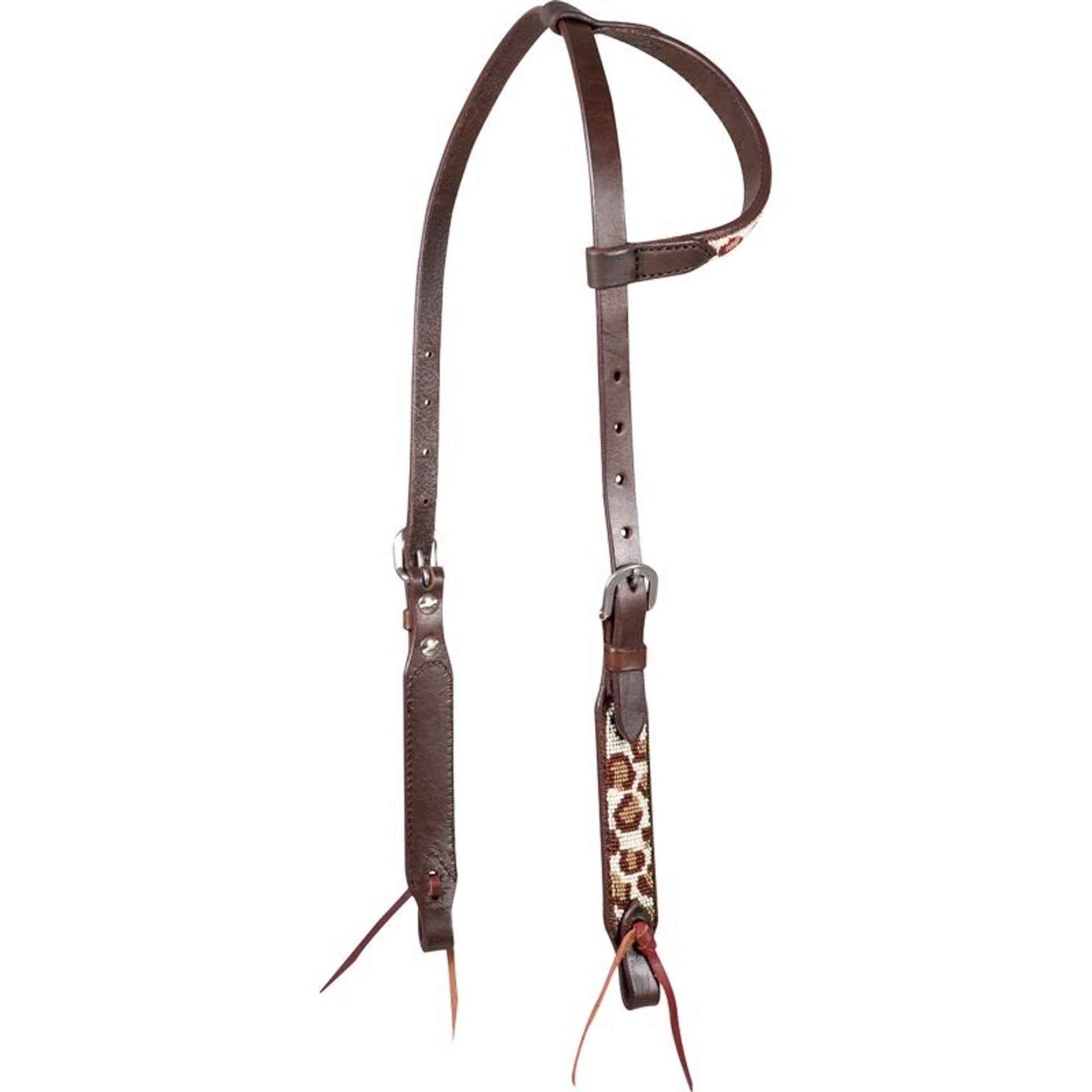 Cashel Beaded Slip Ear Headstall