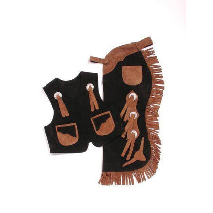 Tough1 Longhorns Youth Vest/Chap Set