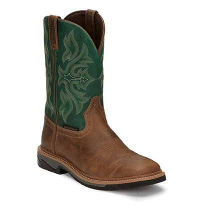 Justin Mens Stampede Bolt Comp Boots
