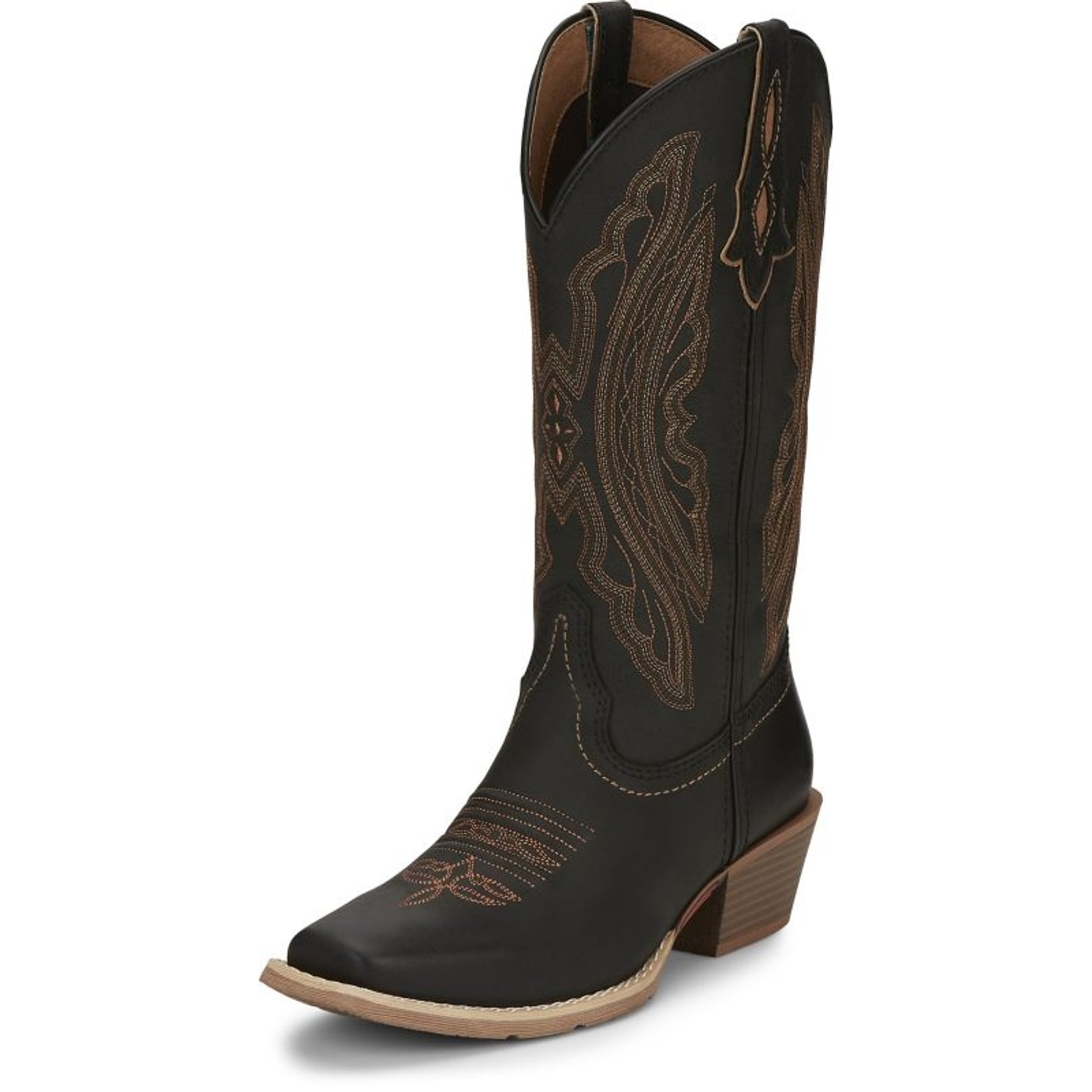 Justin Ladies Rein Square Toe Boots