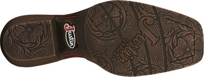 Justin Ladies Rein Square Toe Boots