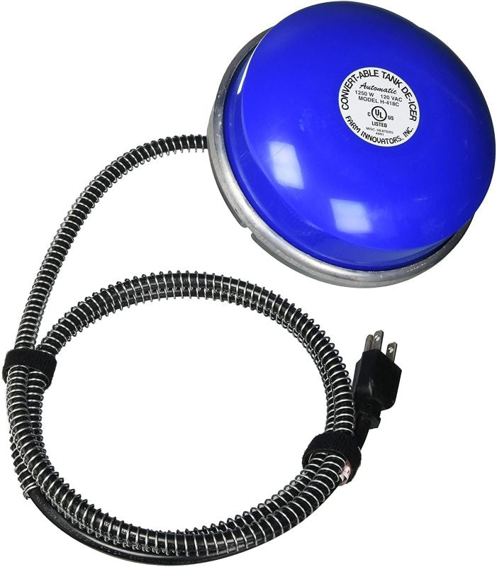ICECHASER 2-in-1 Stock Tank De-Icer 1250 Watts