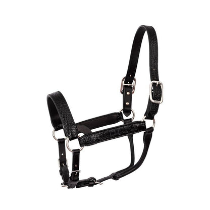 Perris Crocodile Embossed Show Halter