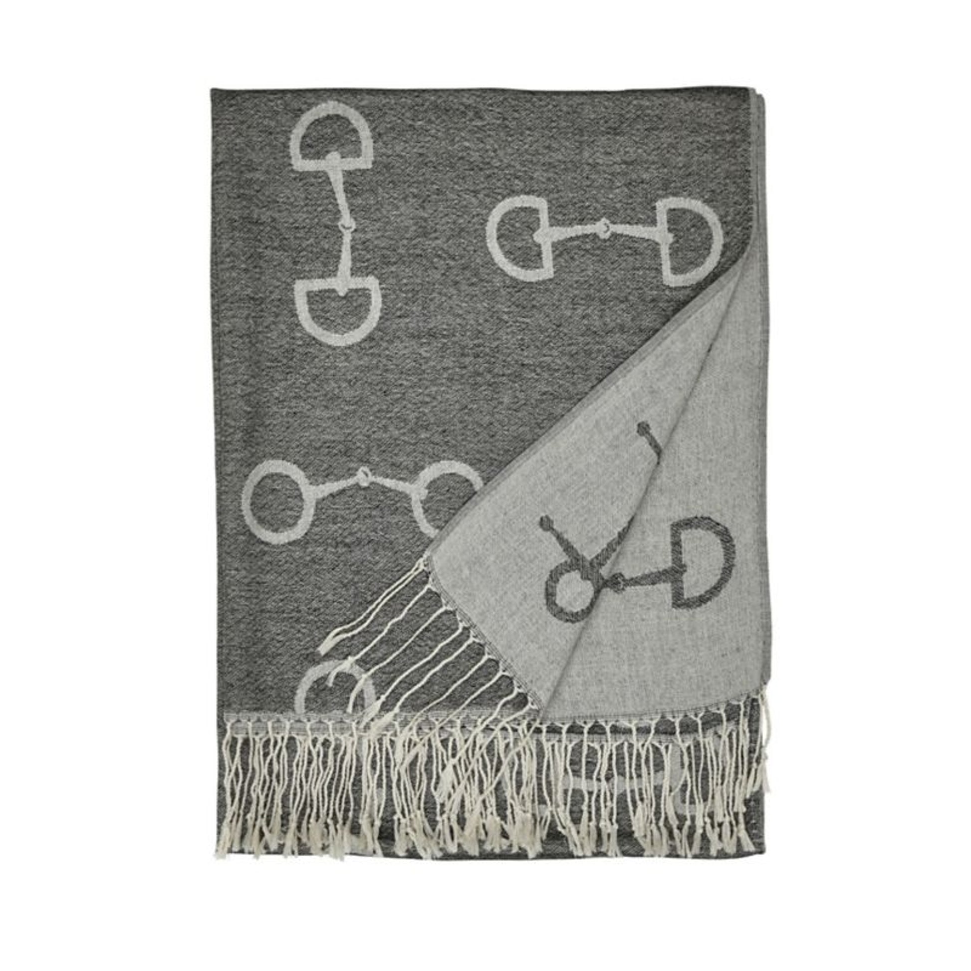 Lila Snaffle Bit Pashmina Scarf