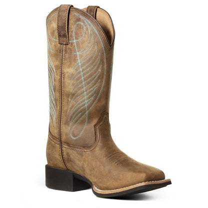 Ariat Ladies Round Up Sq Toe H2O Boots