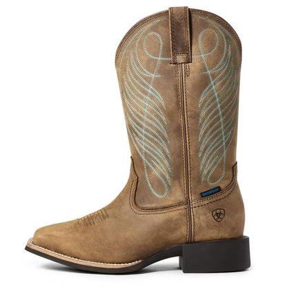 Ariat Ladies Round Up Sq Toe H2O Boots