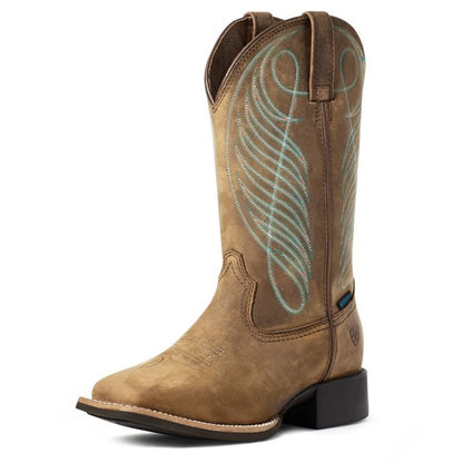 Ariat Ladies Round Up Sq Toe H2O Boots