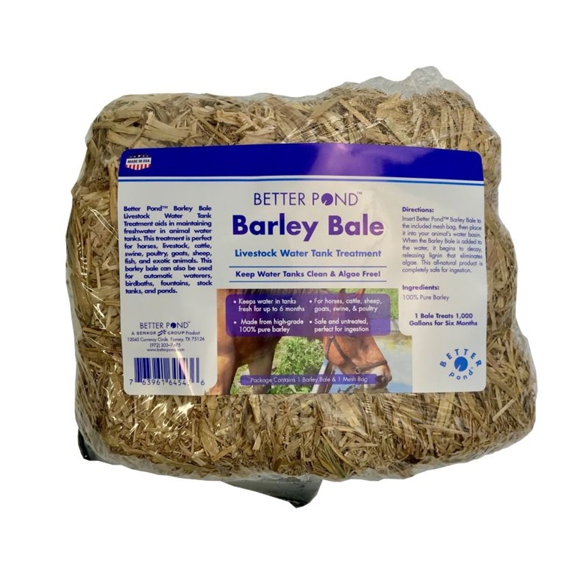 Better Pond Barley Livestock Stock Tank Treatment