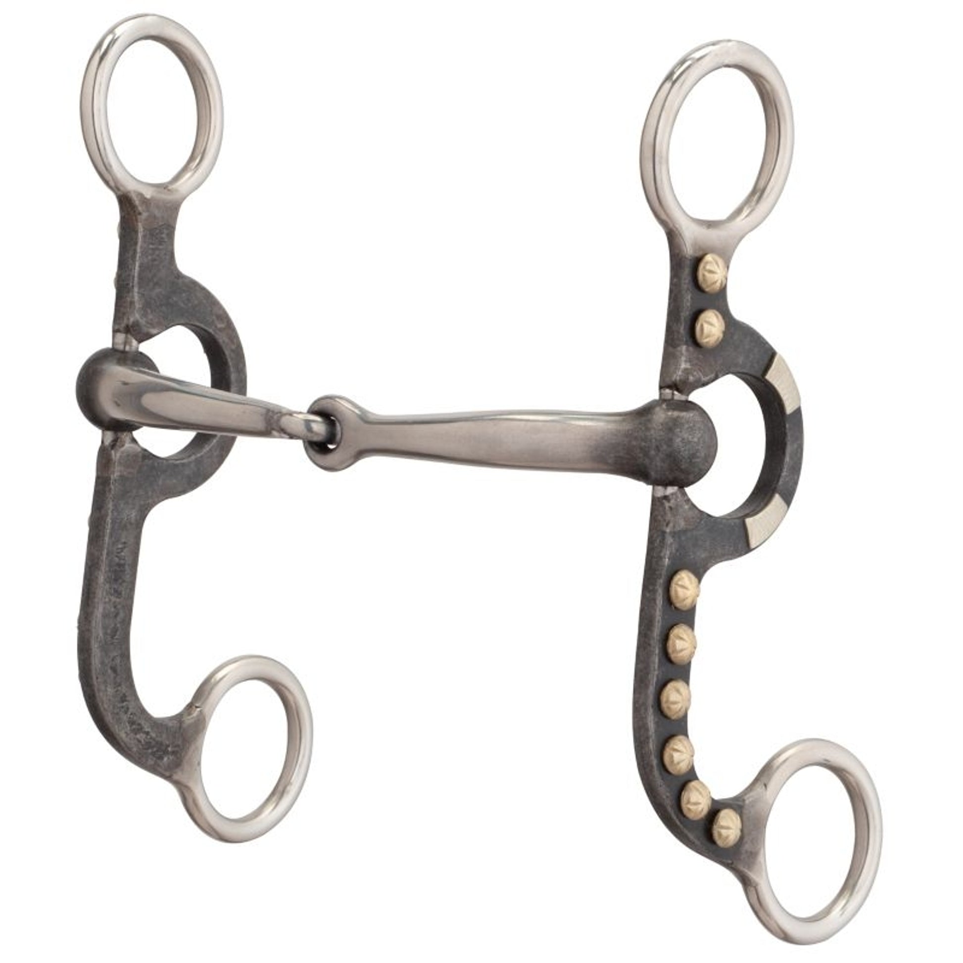Weaver Leather 4 5/8in Pony 2-PC Snaffle Mouth Bit