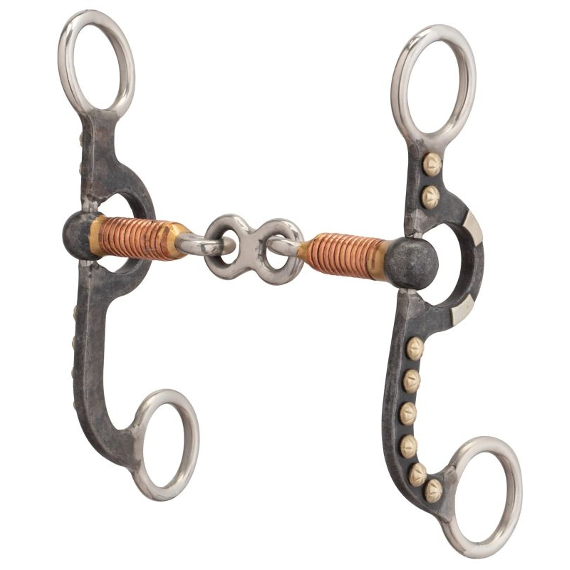 Weaver Leather 4 5/8in Pony 3-PC Dogbone Mouth Bit