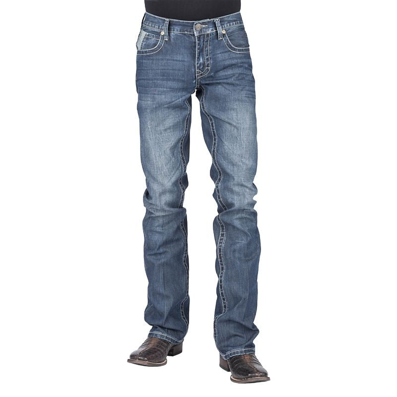 Stetson Mens V Deco Reverse Coin Pkt Jeans