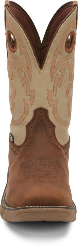 JOW Mens Rush Rust Sq Toe Work Boots