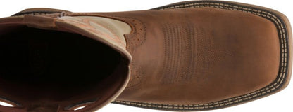 JOW Mens Rush Rust Sq Toe Work Boots