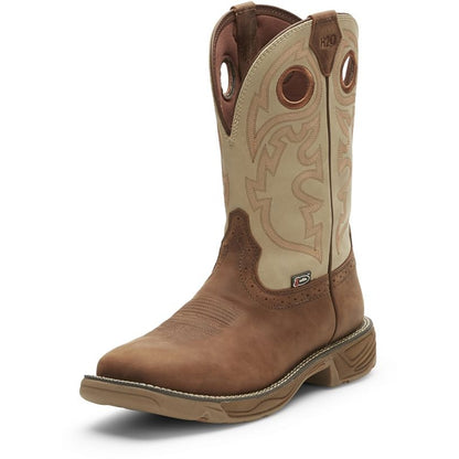 JOW Mens Rush Rust Sq Toe Work Boots