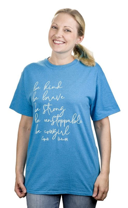 Be Cowgirl Adult T-Shirt