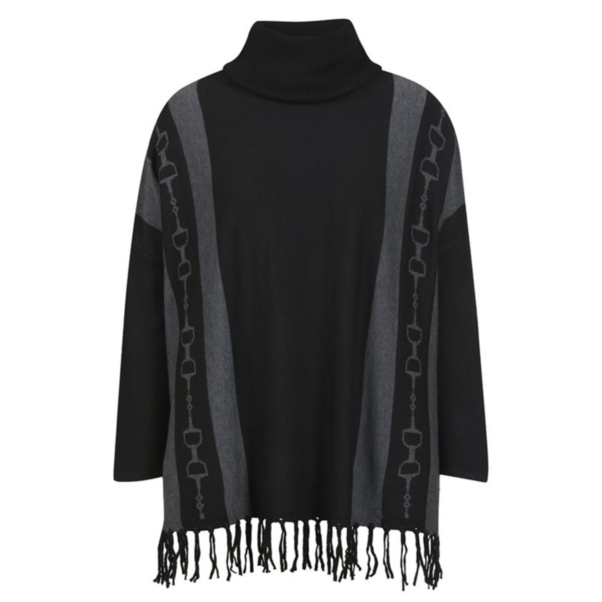 EQL by Kerrits Turtleneck Poncho Sweater