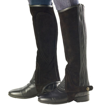 Ovation Childs Ribbed Suede Half Chaps