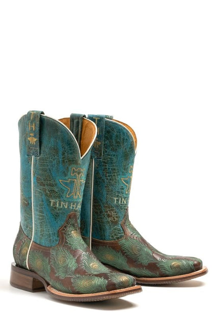 Tin Haul Ladies Feather Boots