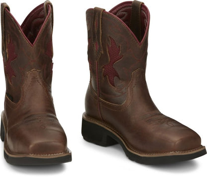 Justin Ladies Lathey Comp Toe Boots