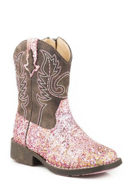 Roper Toddler Glitter Aztec Boots