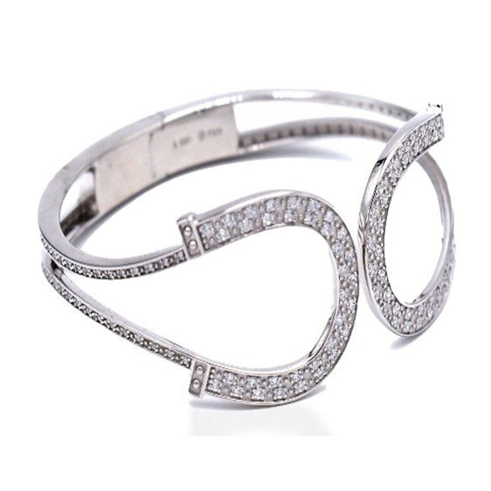 Kelly Herd Double Horseshoe Bangle Bracelet