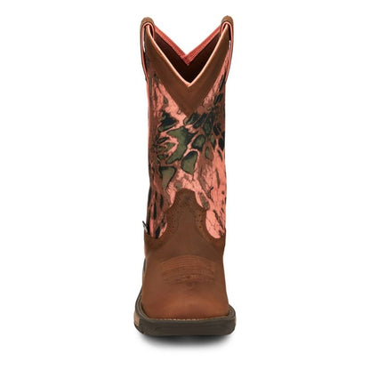 Justin Womens Rush Square Toe Boots