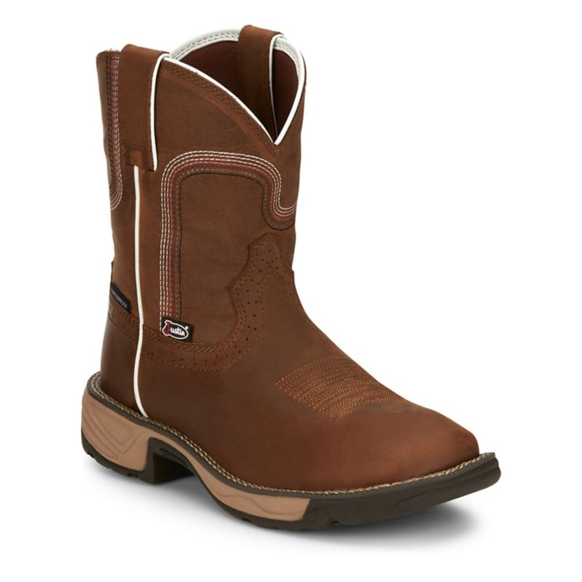 Justin Womens Rush Square Toe Boots